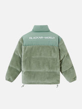 Manteau d'hiver patchwork Color Clash